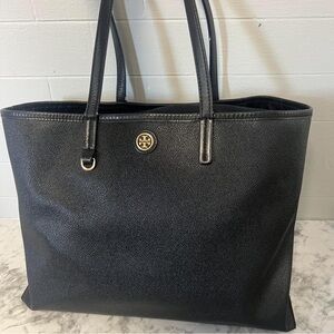 Tory Burch Black Leather Shoulder Bag